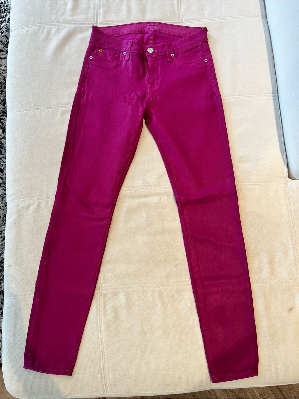 Hudson Jeans Fuchsia Skinny Jeans